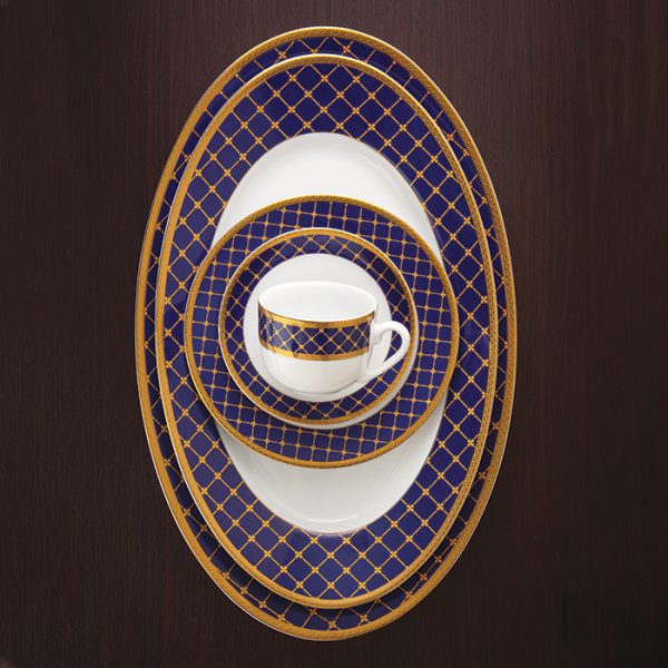 سرویس چینی 102 پارچه غذاخوری چینی زرین ایران سری ایتالیا اف مدل هلیا - Image 4