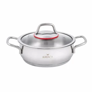 سرویس تابه 6 پارچه استیل کاراجا مدل sariyer