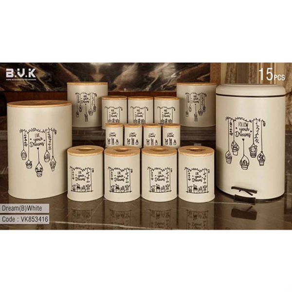 سرویس آشپزخانه 15پارچه BVK مدل دریم کد 853416