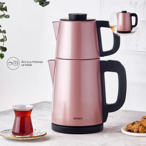 چای ساز کاراجا tea break رنگ رزگلد - Image 4
