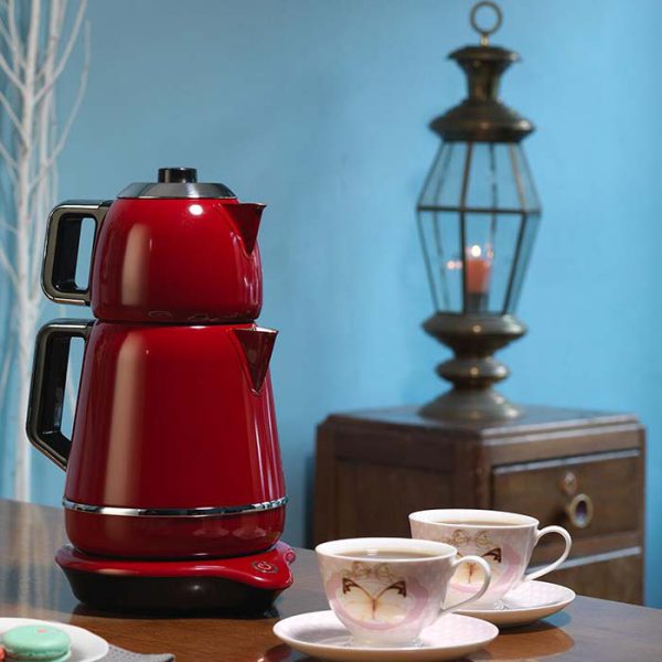 چای ساز کرکماز مدل دمیکس کد A332 رنگ قرمز - Image 2