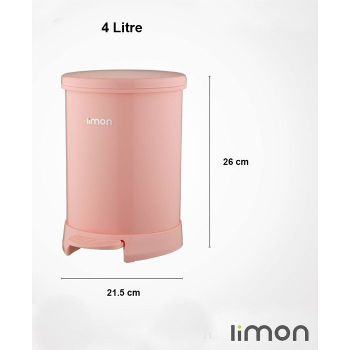سطل لیمون گرد 4 لیتری کوچک 117008 - Image 3