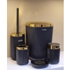 ست سرویس بهداشتی 5 پارچه کنتراست مدل  روما 7900 درب طلایی - Image 2