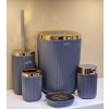 ست سرویس بهداشتی 5 پارچه کنتراست مدل  روما 7900 درب طلایی - Image 3