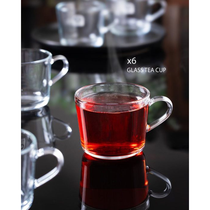 لیوان شیشه ای دسته دار لیمون 285 سی سی کد 228200 - Image 9