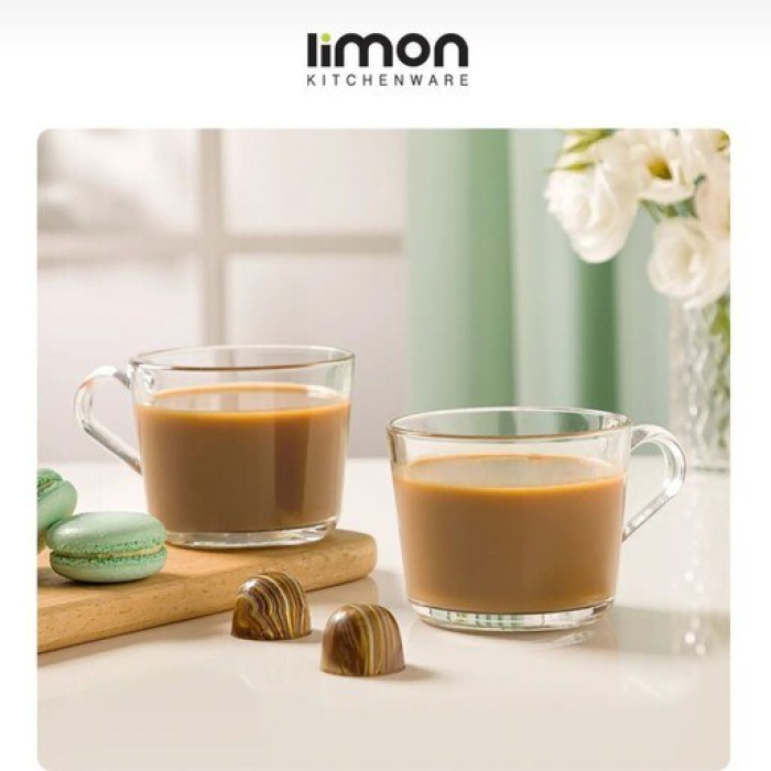 لیوان شیشه ای دسته دار لیمون 285 سی سی کد 228200 - Image 7