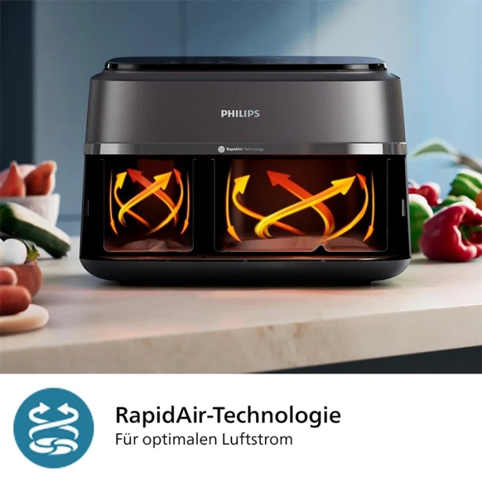 سرخ کن بدون روغن 9 لیتری فیلیپس مدل NA350 - Image 4