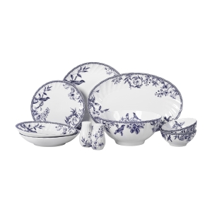 سرویس غذاخوری 28 پارچه گلدکیش طرح لوتوس مدل GK646384