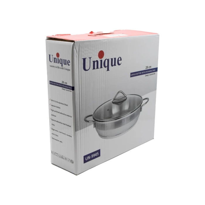 تابه استیل یونیک کد 9945 سایز 28 - Image 3