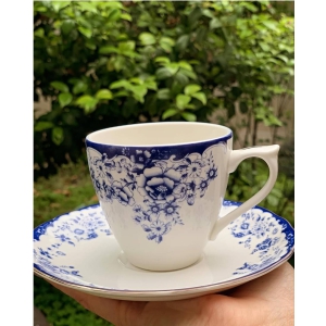 سرویس فنجان نعلبکی چای خوری الیزابت طرح مگان