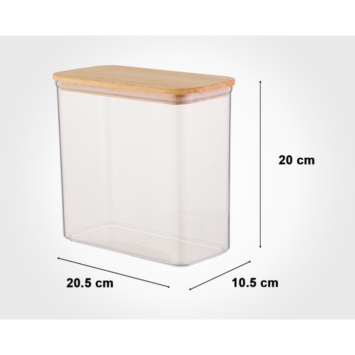 بانکه مستطیل لیمون سارینا درب چوبی 1  کد 220059 - Image 4