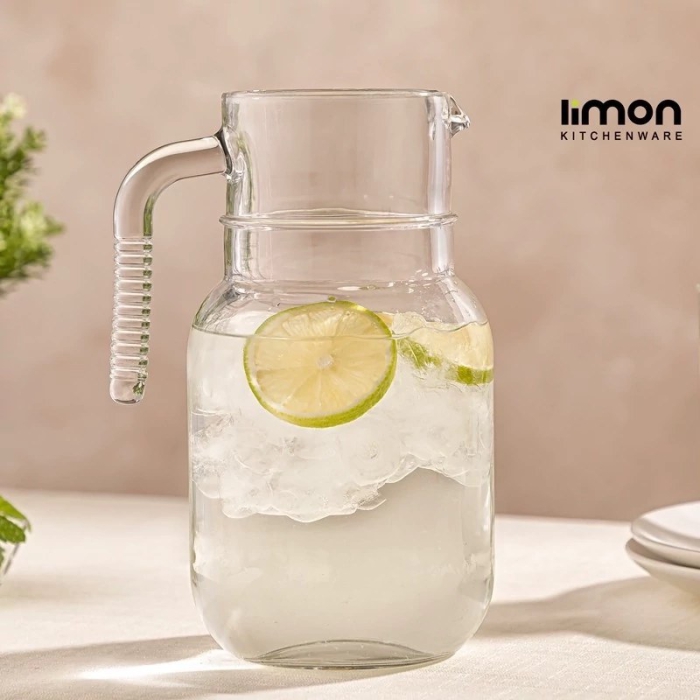 پارچ لیمون شیشه ای شیاردار 1.5لیتر  229900 کد 229900