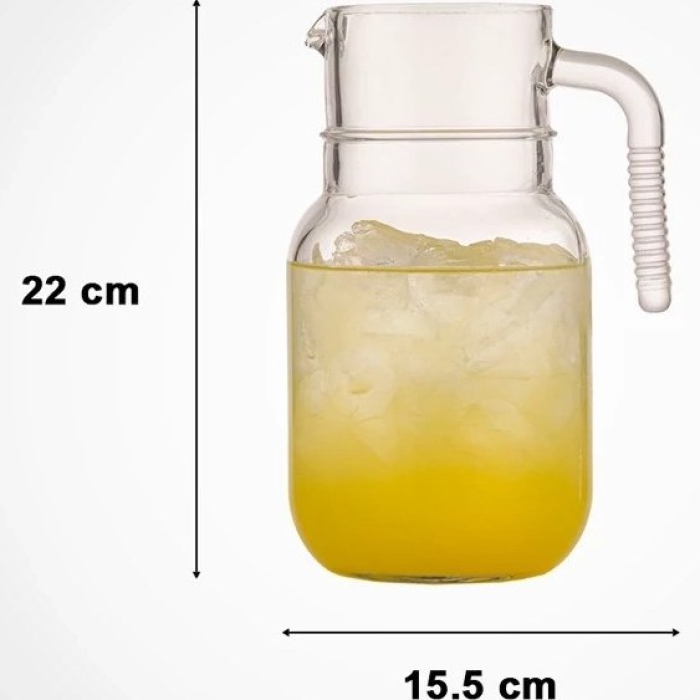 پارچ لیمون شیشه ای شیاردار 1.5لیتر  229900 کد 229900 - Image 3