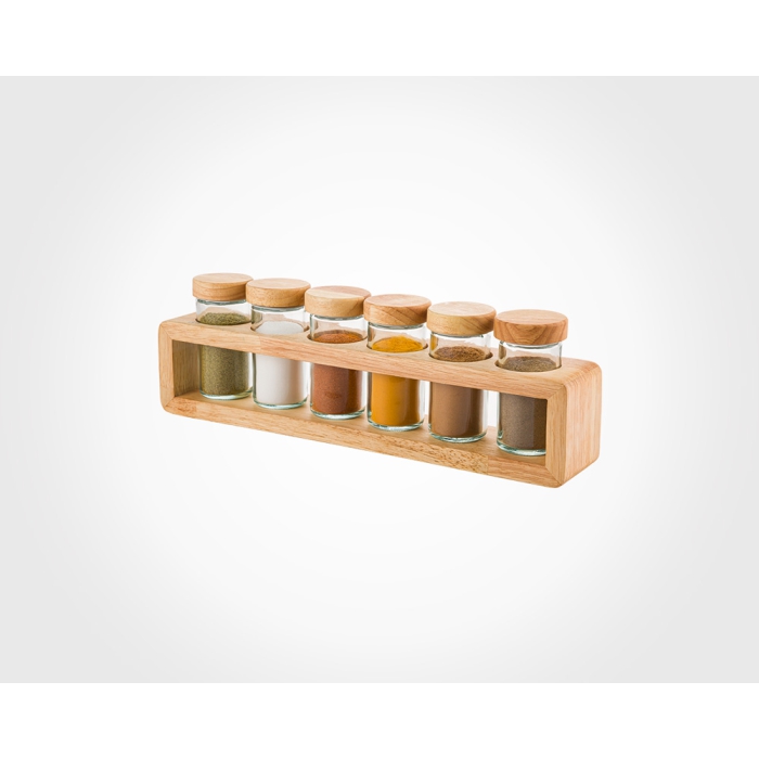 ست ادویه 6 عددی چوبی لیمون کد 230659 - Image 4