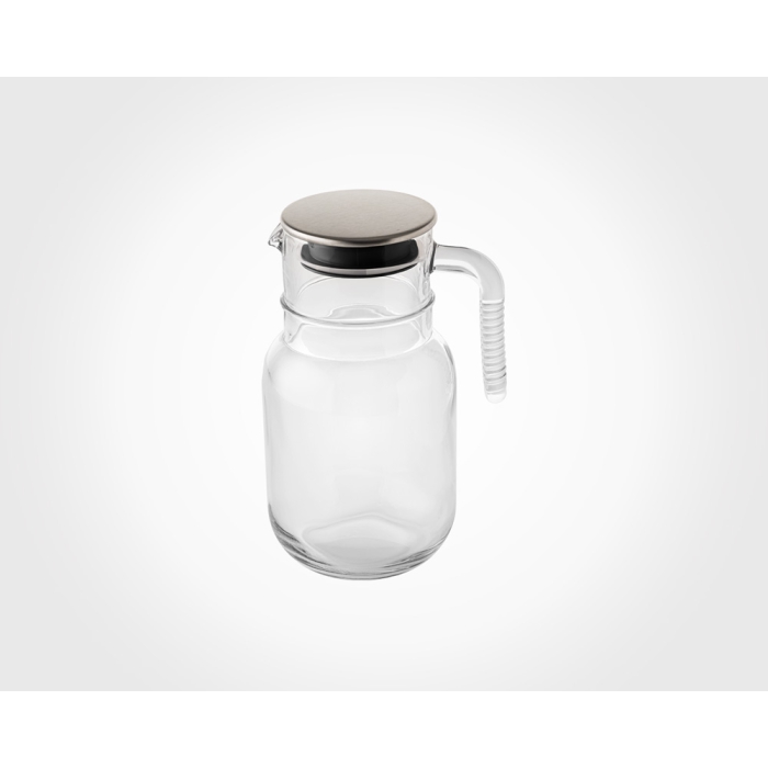 پارچ لیمون شیشه ای 1.5 لیتر درب استیل کد 237600 - Image 3