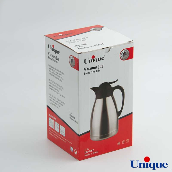 فلاسک یونیک مدل کلاغی  کد 1982 گنجایش 1.5 لیتر