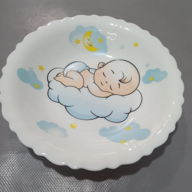 سرویس غذاخوری 5 تکه پارس اپال طرح نی نی کد 781