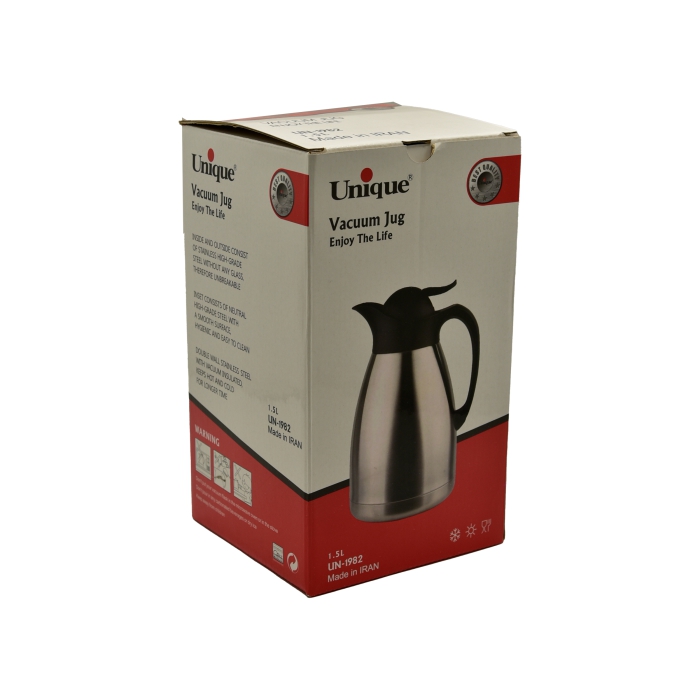 فلاسک یونیک مدل کلاغی  کد 1982 گنجایش 1.5 لیتر