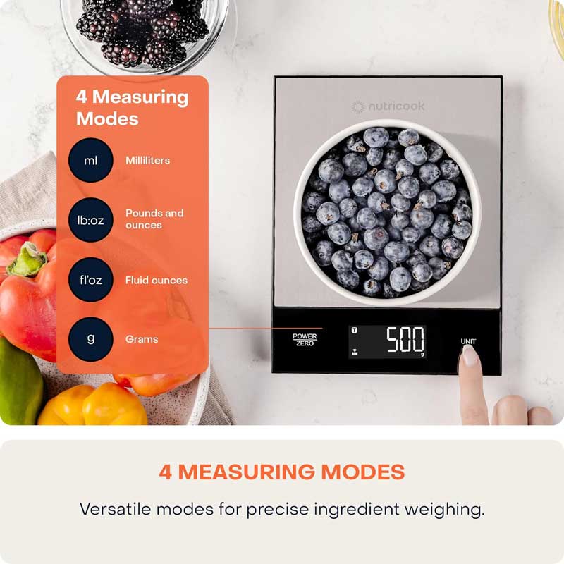 ترازوی آشپزخانه نوتریکوک کد KS205S - Image 3