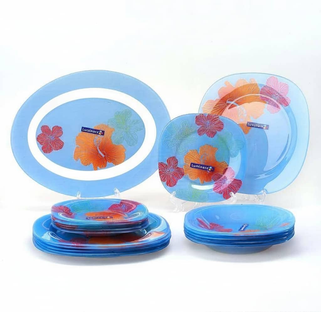 سرویس آرکوپال 19 پارچه لومینارک فرانسه مدل هیبیسکاس