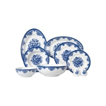 سرویس غذاخوری 30 پارچه 6 نفر چینی زرین ایران مدل ایتالیا اف فلورانس درجه عالی